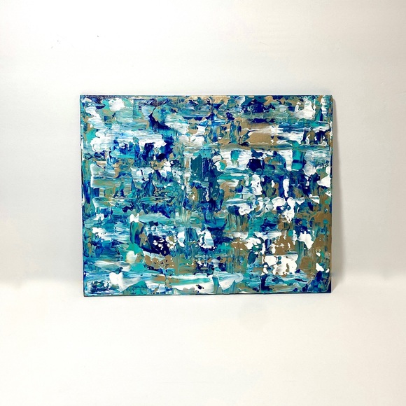 Lou Hobson Art Other - ORIGINAL Textured Abstract Acrylic Art on 8” x 10” Canvas Panel Not Framed